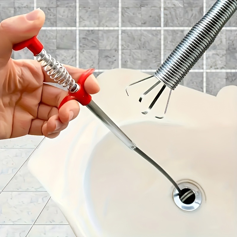 Drain Pipe Clip - Desentupidor de esgoto de 1 peça,