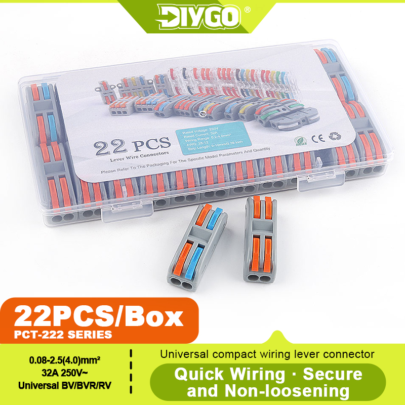 Push Fit Connector - Conectores de Fio DIY GO 22PCS,