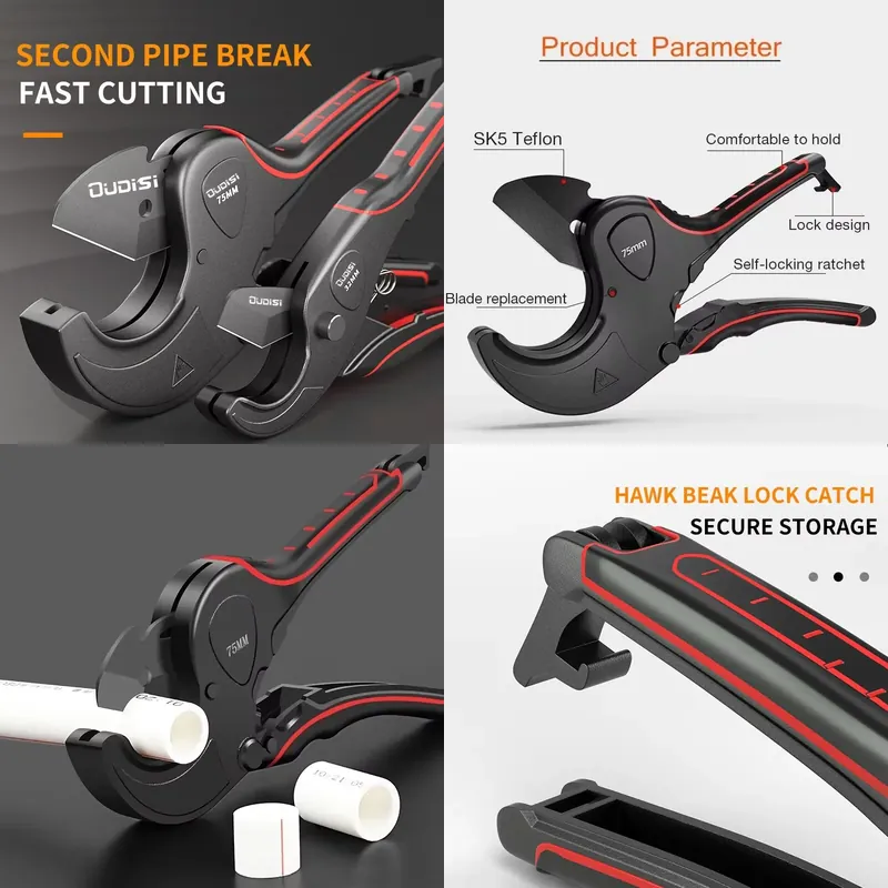Cortador de Tubos 42mm-75mm co - Pipe Cutter Ratchet avaliação e preço