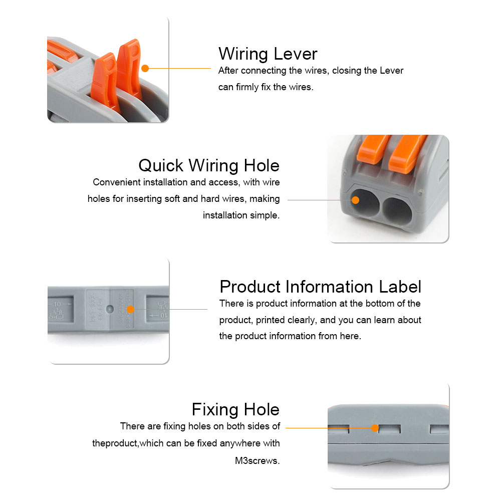 Conectores de Fio DIY GO 22PCS - Push Fit Connector avaliação e preço