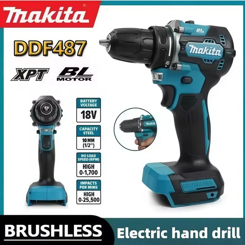Furadeira Sem Fio Makita DDF48 - Makita Drill Ddf484 avaliação e preço
